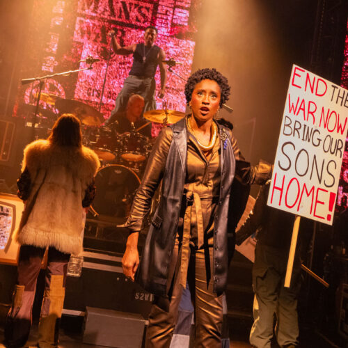 The cast of Rolling Thunder performing during the 2025 New York engagement